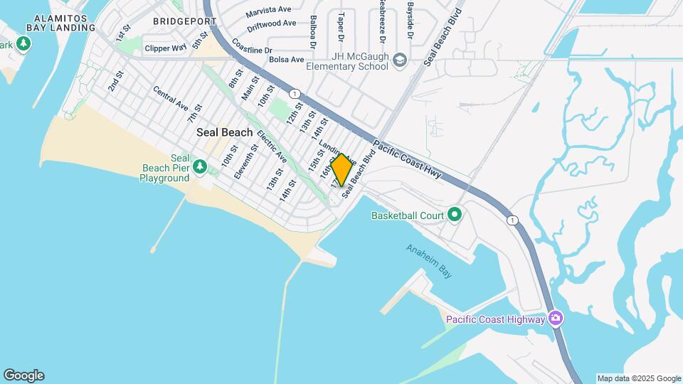 217 Seal Beach Blvd, Unit Apt. B Map and Location Details