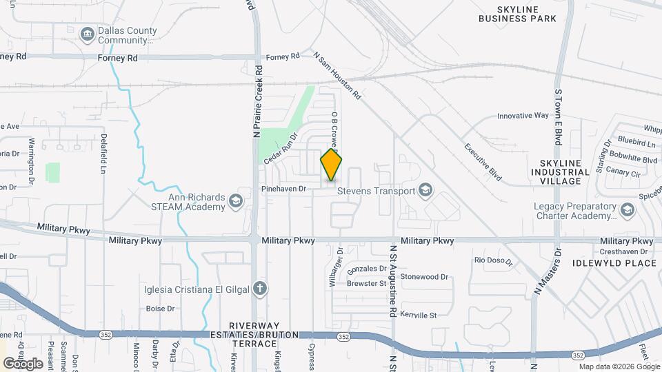 3803 O B Crowe Dr Map and Location Details