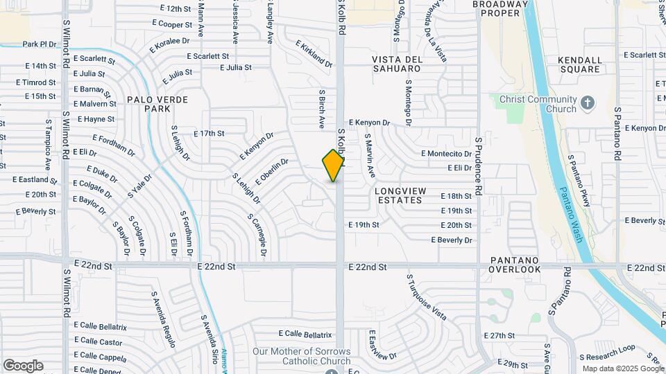 810 S Kolb Rd Map and Location Details