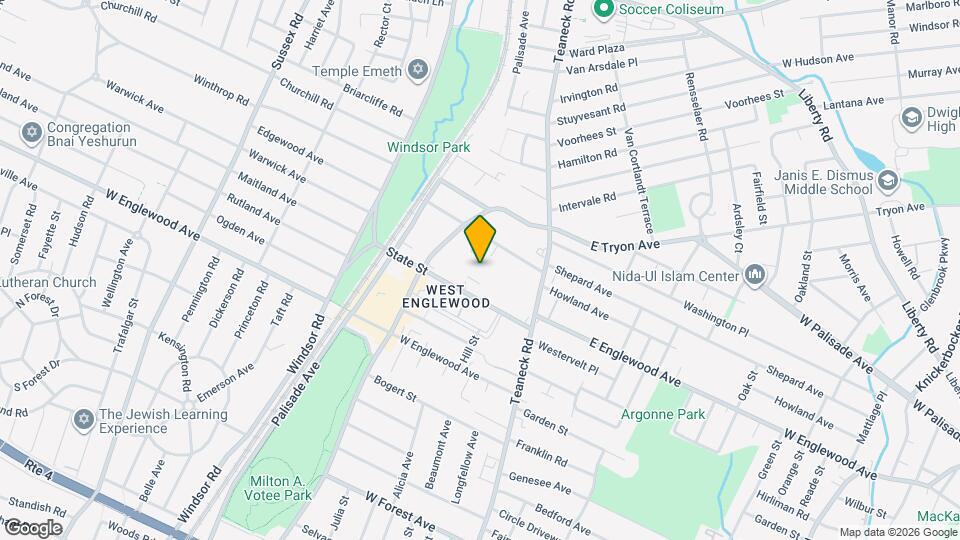 Teaneck Gardens Map and Location Details