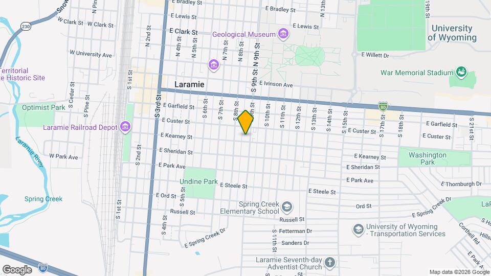 520 S 9th St Map and Location Details