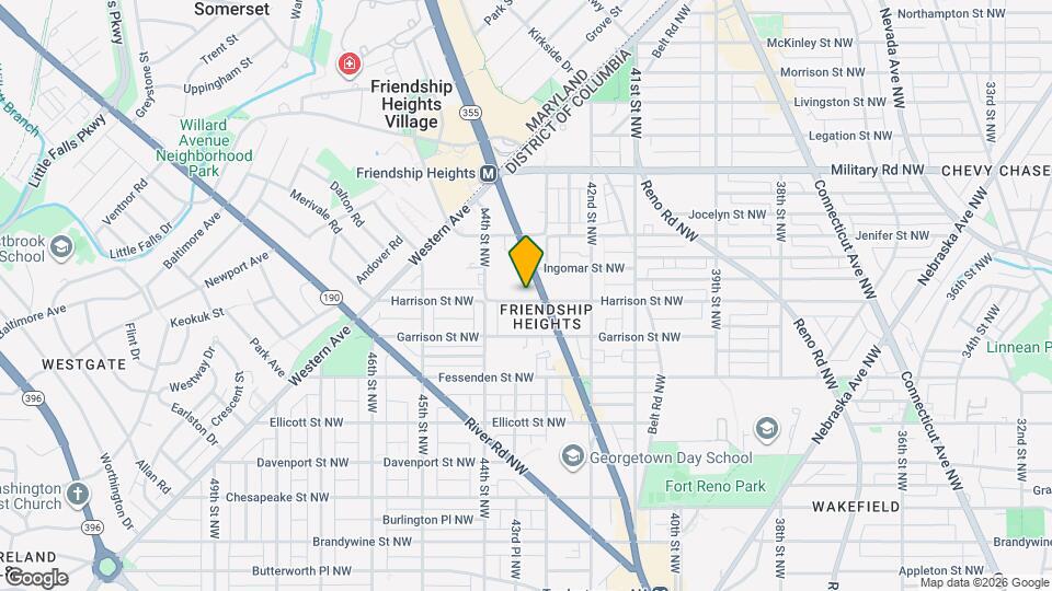 4335 Harrison St NW Map and Location Details