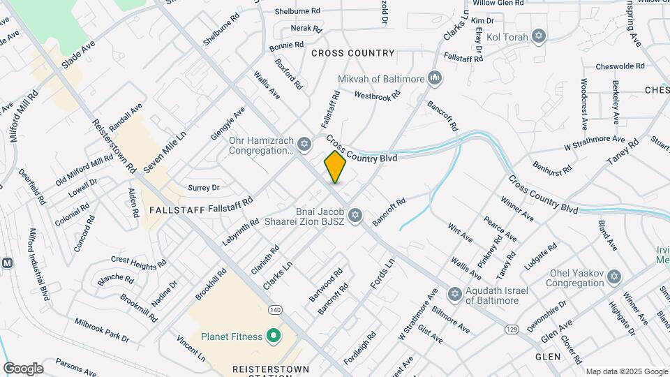 6711 Park Heights Ave Map and Location Details