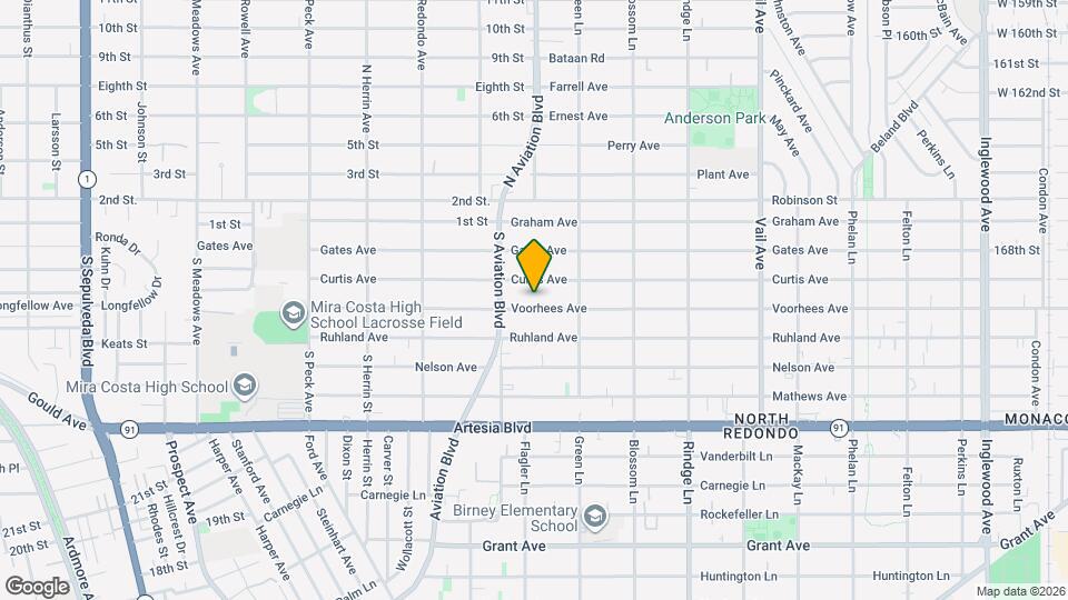 1915 Voorhees Ave, Unit 4 Map and Location Details
