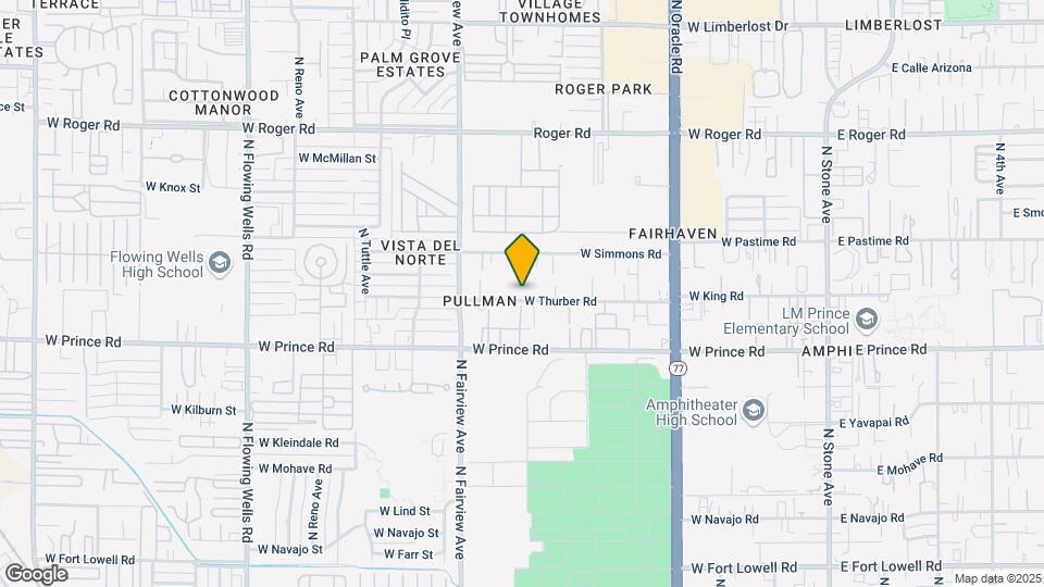 726 W Thurber Rd Map and Location Details