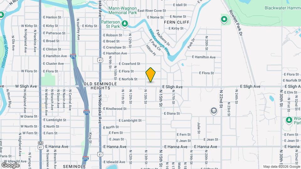 1308 E Sligh Ave Map and Location Details