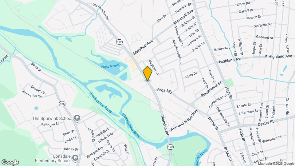 270 Mendon Rd Map and Location Details