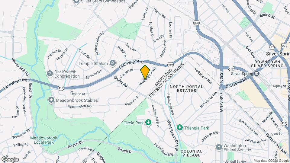 2224 Washington Ave Map and Location Details