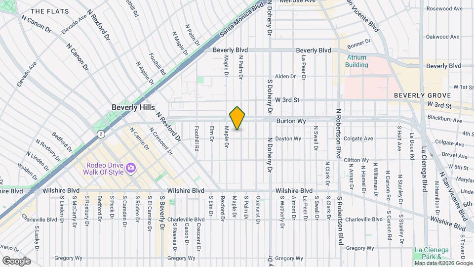 305 N Palm Dr Map and Location Details