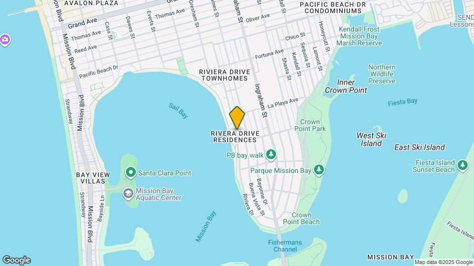 3733 Riviera Dr Map and Location Details