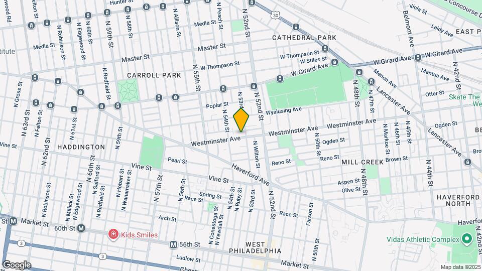 5213 Westminster Ave Map and Location Details