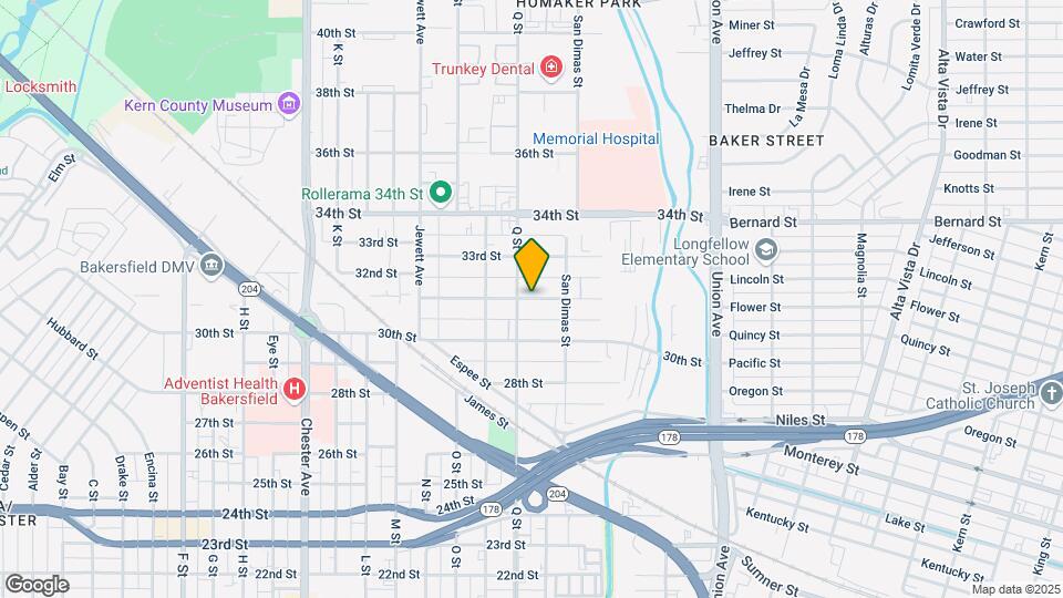 719-717 31st St Map and Location Details