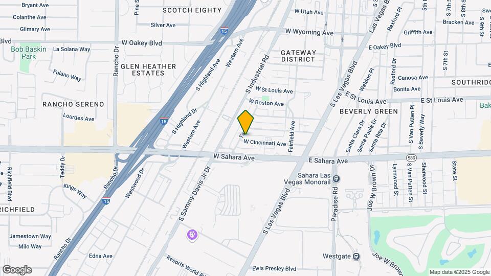332 W Cincinnati Ave Map and Location Details