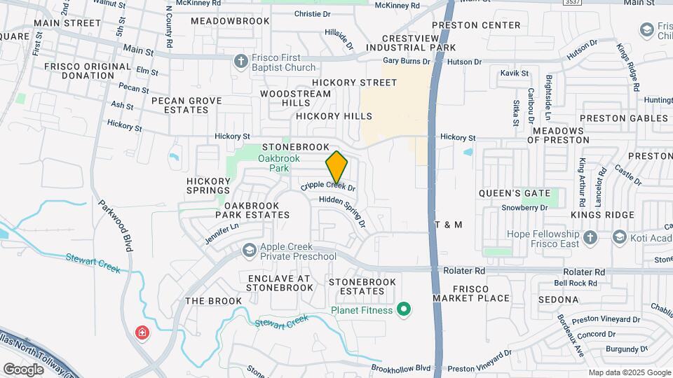 8431 Cripple Creek Dr Map and Location Details