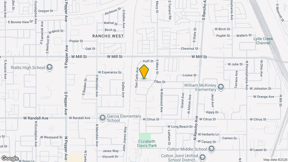 2357 Ellen St Map and Location Details