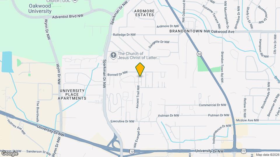 1506 Ascent Trl NW Map and Location Details