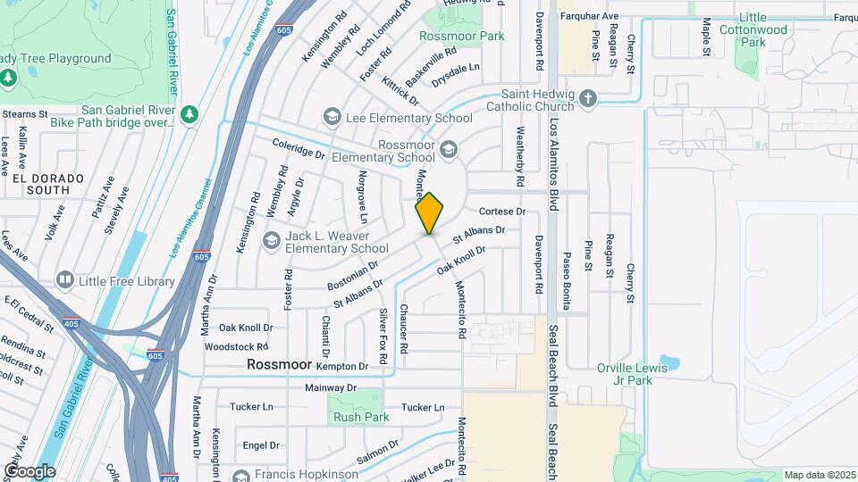 11841 Montecito Rd Map and Location Details