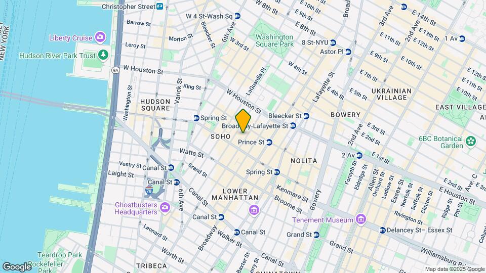 101-105 Greene St Mapa y Detalles de la Ubicación