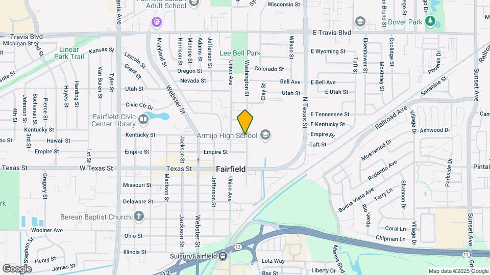 841 Washington St Map and Location Details