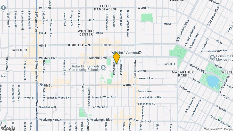 680 S Catalina St Map and Location Details