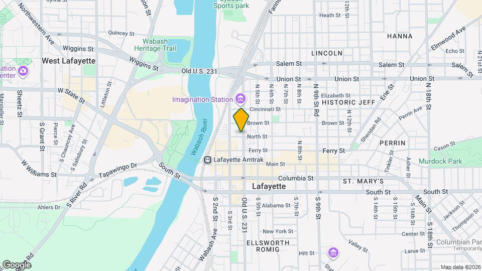 Hurt's Apartment Map and Location Details