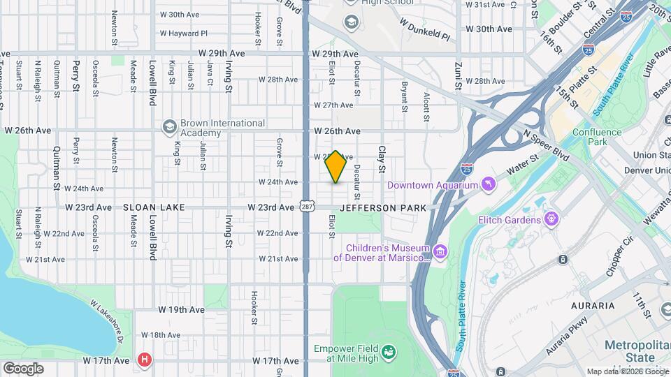 2340 Eliot St, Unit 2340 Mapa y Detalles de la Ubicación