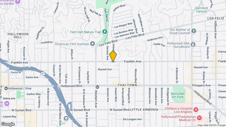 5330 Franklin Ave Map and Location Details