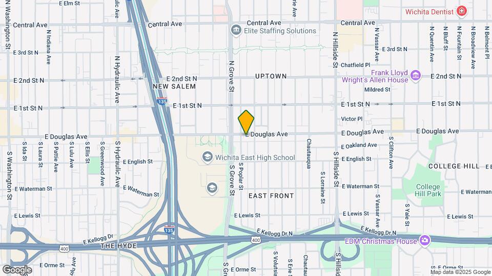 2503 E Douglas Ave Map and Location Details