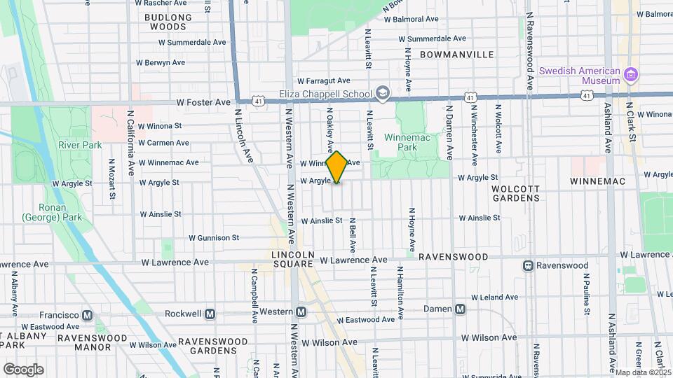 4949 N Oakley Ave, Unit 3 Map and Location Details