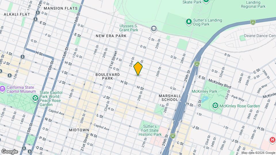 2410 G St Map and Location Details