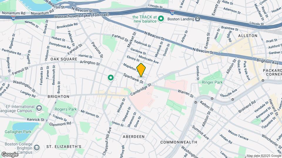 7 Sparhawk St, Unit 1B Map and Location Details