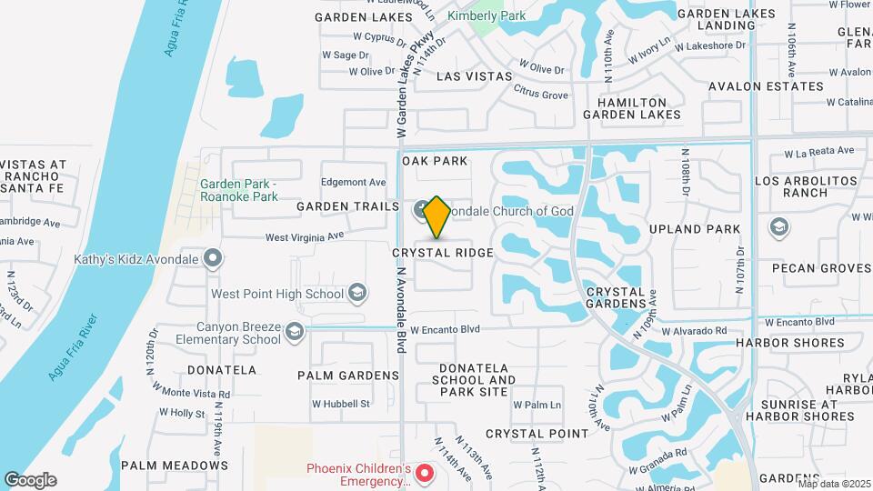 11445 W Cambridge Ave Map and Location Details