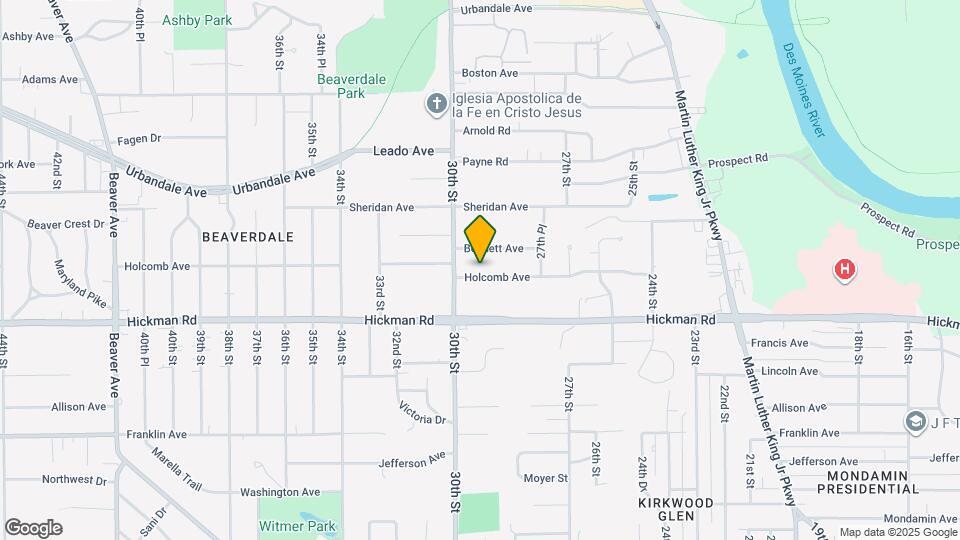 2823 Holcomb Ave Map and Location Details