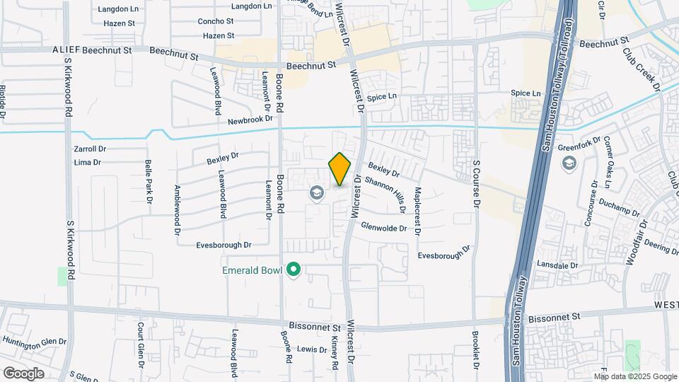 8952 Wilcrest Dr Map and Location Details