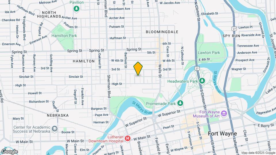 625 2nd St Map and Location Details