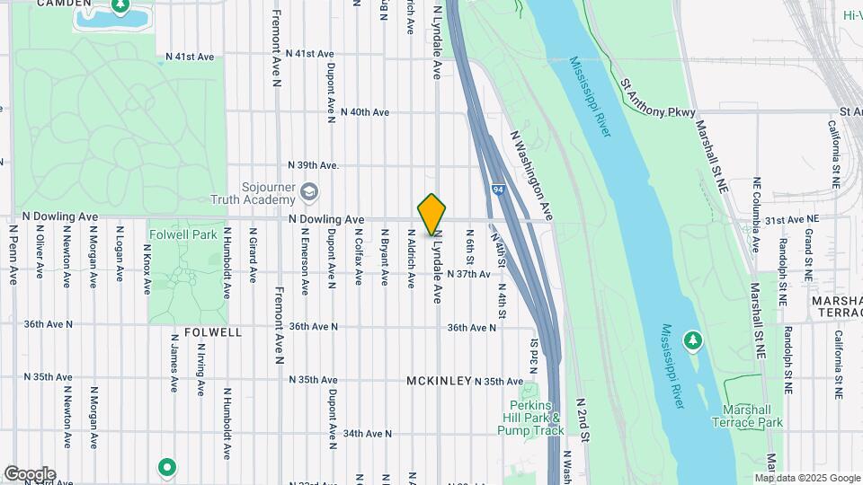 3739 N Lyndale Ave Map and Location Details