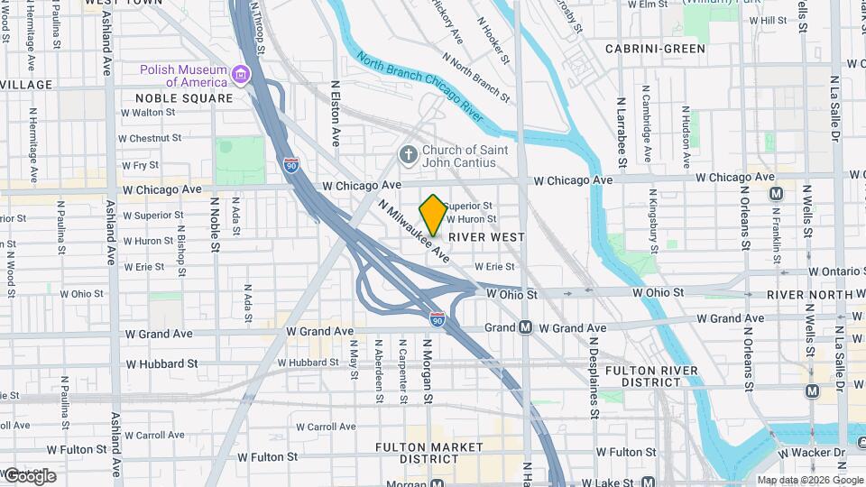 691 N Milwaukee Ave, Unit 308 Mapa y Detalles de la Ubicación