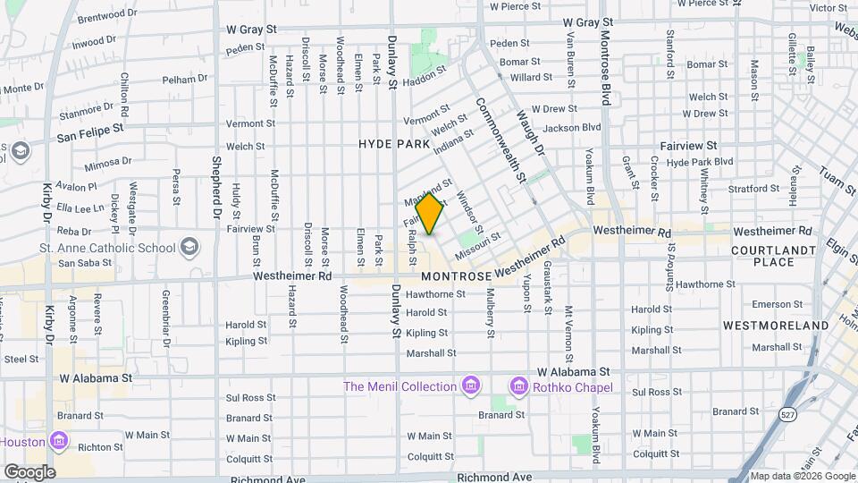 2504 Mandell St Map and Location Details