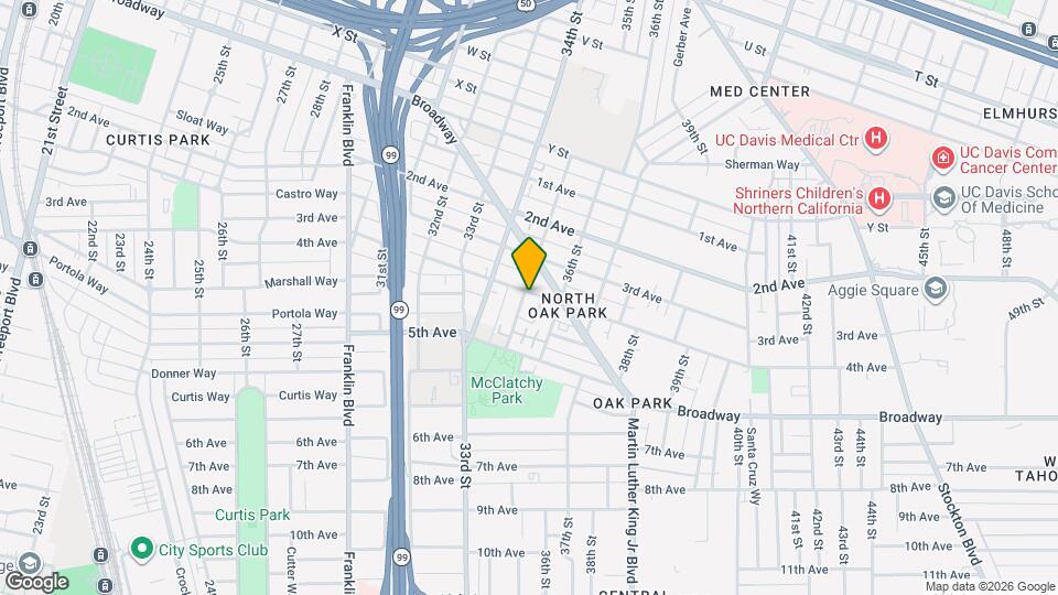2907 35th St Map and Location Details