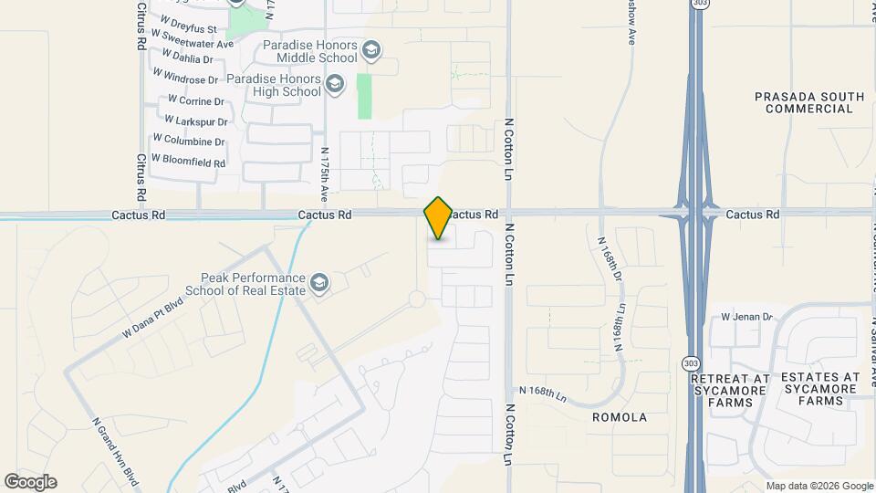 17254 W Vacaville St Map and Location Details