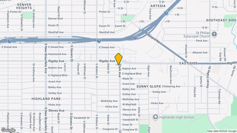1245 Kayton Ave Mapa y Detalles de la Ubicación