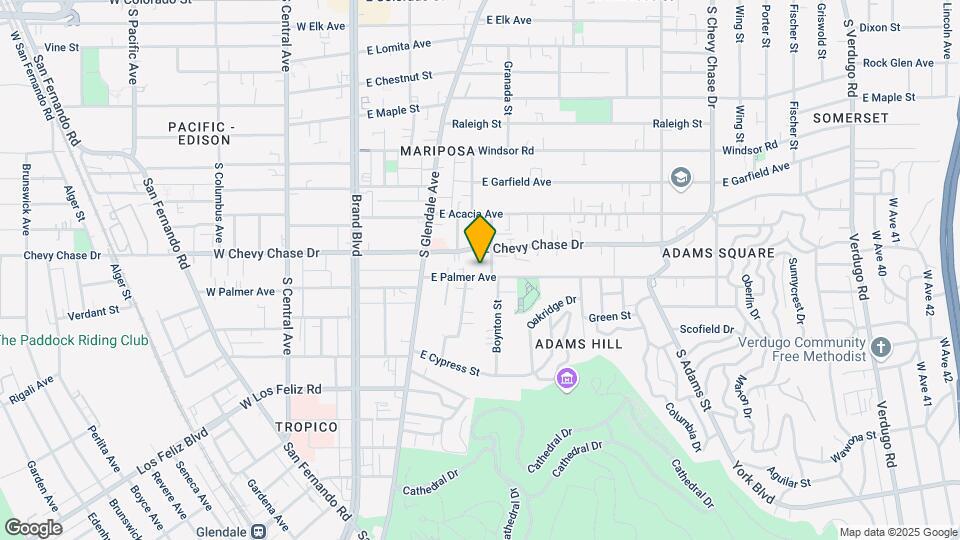 511 E Palmer Ave Mapa y Detalles de la Ubicación