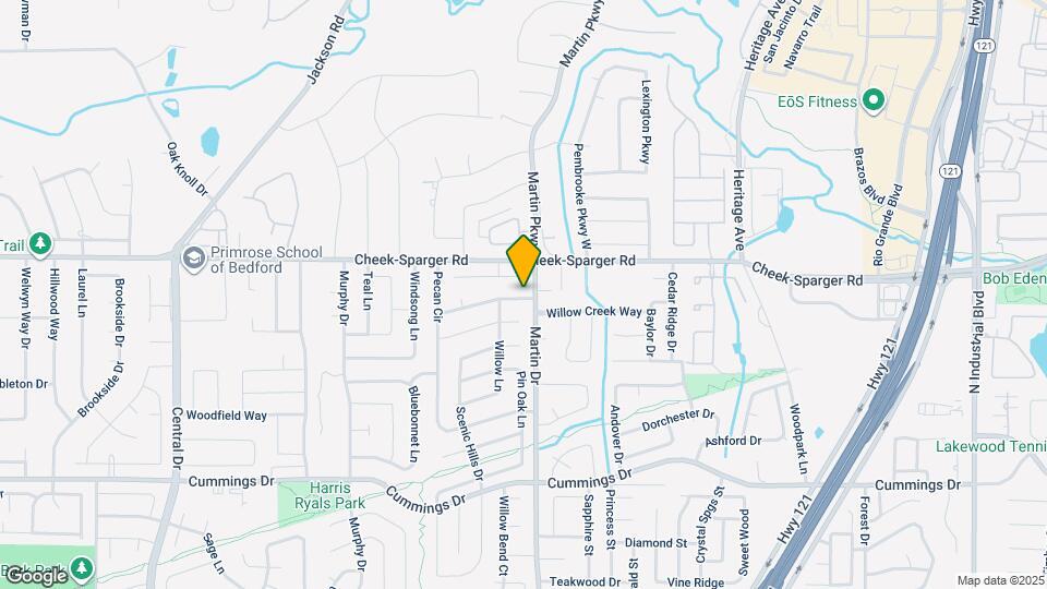 3055 Old Orchard Ln Map and Location Details