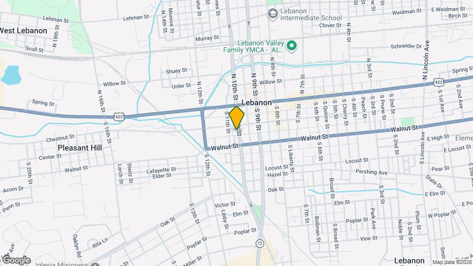 117 S 10th St Map and Location Details