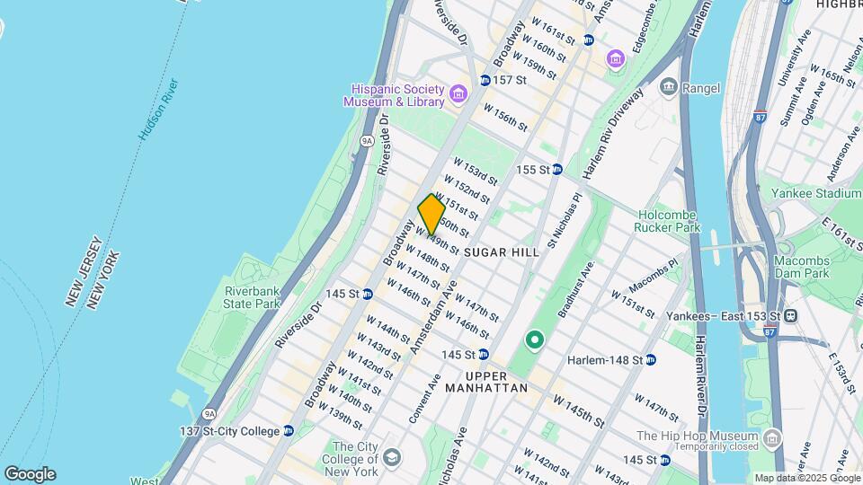 542-544 W 149th St Mapa y Detalles de la Ubicación