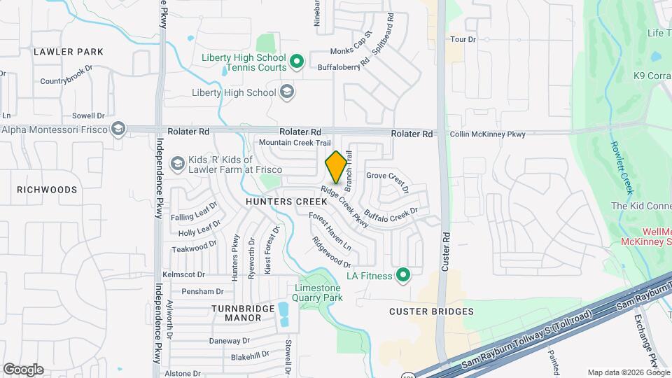 6812 Valley Brook Dr Map and Location Details