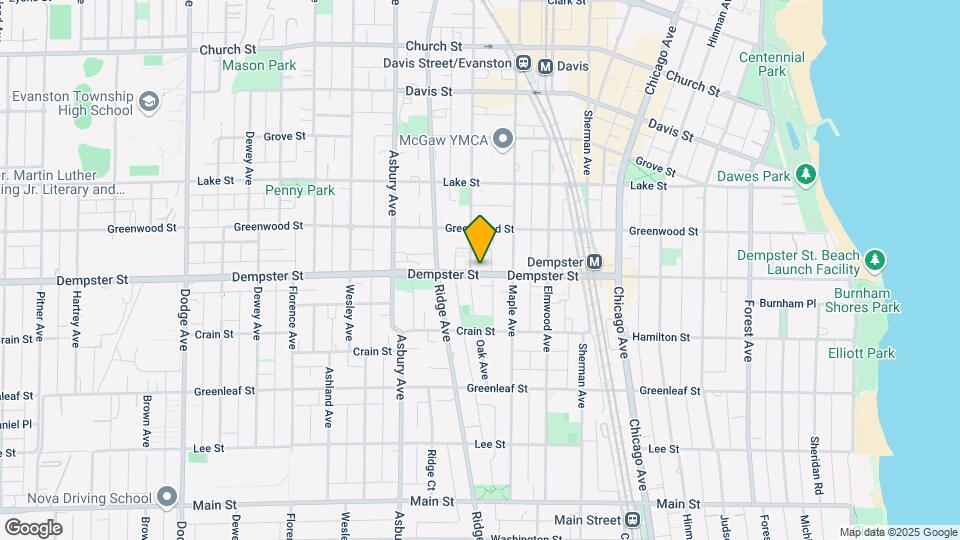 1033 Dempster St, Unit w3 Mapa y Detalles de la Ubicación