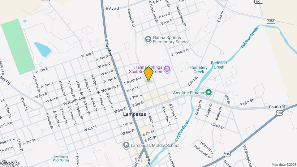 408 E 1st St Map and Location Details