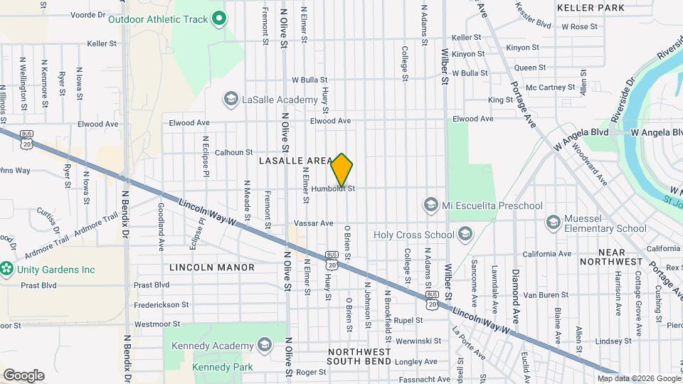 1149 O Brien St Map and Location Details