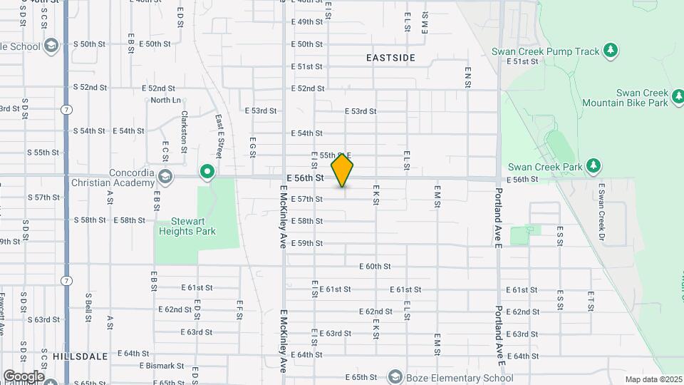 929 E 57th St Map and Location Details